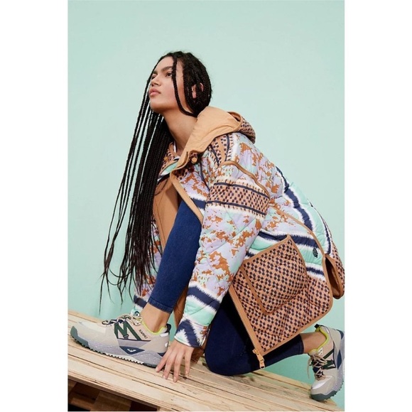 Free People Pria Printed Packable Puffer Jacket - Picture 3 of 9